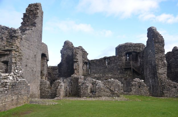 Interior at Carreg Cennen Castle
