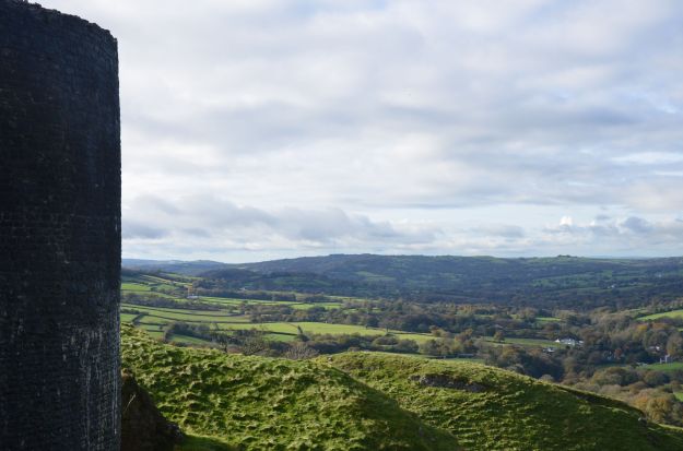It's easy to see why they build it here with a defensive view from all angles. Carreg Cennen is an imposing feature on the surrounding landscape.