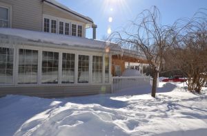 Lazy Pond in the cold winter sun
