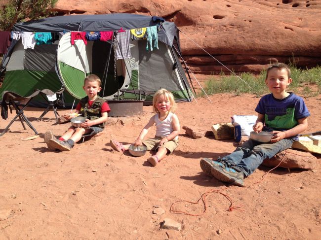 Camping at Canyonlands