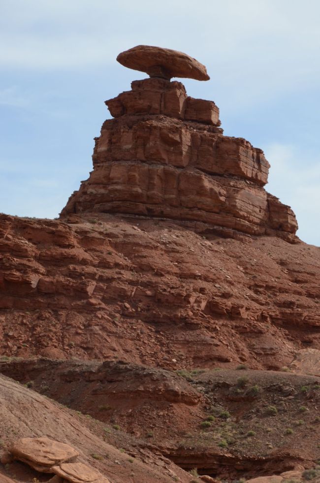 Mexican Hat Rock in Navajo Nation