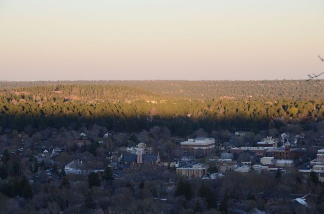 waiting for earth's shadow