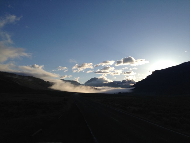 Sunrise at Yellowstone