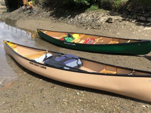 We could have fit way more stuff but this is all we needed for the five of us overnight